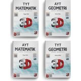 3D Yayınları Tyt Ayt Matematik Geometri Soru Bankası Seti