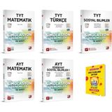3D Yayınları TYT-AYT Matematik - Türkçe - Edebiyat - Sosyal Bilimler 5'li Denemeleri + Planlama Defteri