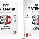 3D Yayınları Tyt + Ayt Matematik Video Destekli Defter Seti 2 Kitap