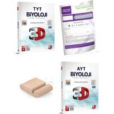3D Yayınları Tyt Biyoloji + Ayt Biyoloji Soru Bankası - Yks 2027 + Telefon Tutucu + Tyt Deneme