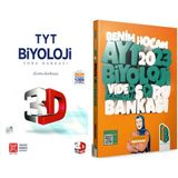 3D Yayınları Tyt Biyoloji ve Benim Hocam 2023 Ayt Soru Bankası Seti (2 Kitap)