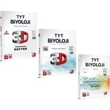3D Yayınları Tyt Biyoloji Video Destekli Defter Soru Bankası Ve Deneme Seti 3 Kitap