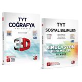 3D Yayınları Tyt Çoğrafya Soru Bankası - Tyt Sosyal Bilimler Simülasyon Deneme