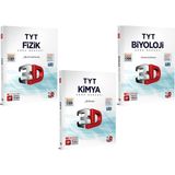 3D Yayınları TYT Fen Bilimleri Soru Bankası Seti Üniversite Hazırlık İçin