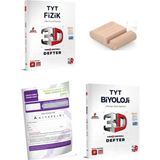 3D Yayınları Tyt Fizik Tyt Biyoloji Video Destekli Defter -Yks 2027+ Telefon Tutucu+Tyt Deneme