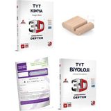3D Yayınları Tyt Kimya Tyt Biyoloji Video Destekli Defter -Yks 2027+TELEFON Tutucu+Tyt Deneme