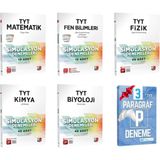 3D Yayınları TYT Matematik Fen Fizik Kimya ve Biyoloji Simülasyon Deneme