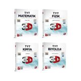 3D Yayınları TYT Matematik - Fizik - Kimya- Biyoloji Soru Bankaları 4'lü Set 2025-26