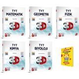 3D Yayınları TYT Matematik Geometri Fizik Kimya ve Biyoloji Soru Bankası - Telefon Tutucu