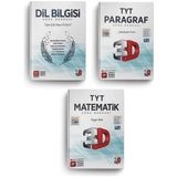 3D Yayınları Tyt Matematik Paragraf Dil Bilgisi Soru Bankası Seti