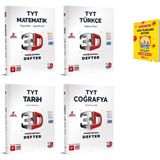 3D Yayınları TYT Matematik Türkçe Tarih ve Coğrafya Video Destekli Defter - Telefon Tutucu