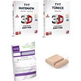 3D Yayınları Tyt Matematik Tyt Türkçe Video Destekli Defter - Yks 2027 + Telefon Tutucu + Tyt Deneme