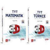 3D Yayınları Tyt Matematik Ve Türkçe Soru Bankası Seti 2 Kitap