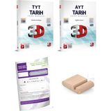 3D Yayınları Tyt Tarih + Ayt Tarih Soru Bankası - Yks 2027 + Telefon Tutucu + Tyt Deneme