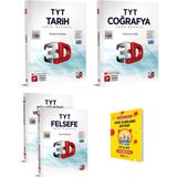 3D Yayınları TYT Tarih - Coğrafya - Felsefe – Din Kültürü ve Ahlak Bilgisi Soru Bankası 3'lü Set