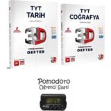 3D Yayınları Tyt Tarih + Tyt Coğrafya Video Destekli Defter Seti Kronometre Hediyeli