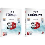 3D Yayınları TYT Türkçe - Coğrafya Soru Bankası (2 Kitap)