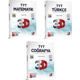3D Yayınları TYT Türkçe - Matematik - Coğrafya Soru Bankası (3 Kitap)