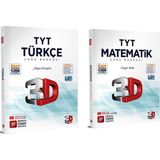 3D Yayınları TYT Türkçe - Matematik Soru Bankası (2 Kitap)