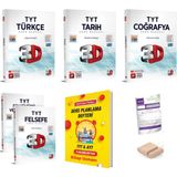 3D Yayınları Tyt Türkçe Tarih Coğrafya Felsefe Din Soru Bankası -Yks 2027 +Plan Defteri+Telefon Tutucu+Tyt Deneme