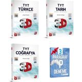 3D Yayınları TYT Türkçe Tarih Coğrafya Soru Bankası Set