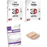 3D Yayınları Tyt Türkçe Tyt Tarih Video Destekli Defter -Yks 2027+TELEFON Tutucu+Tyt Deneme