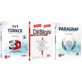 3D Yayınları TYT Türkçe ve Paragraf ile Dil Bilgisi Soru Bankası Seti 3 Kitap
