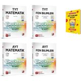 3D Yayınları TYT ve AYT Matematik - Fen Bilimleri Denemeleri 4'lü Set + Planlama Defteri