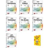 3D Yayınları TYT ve AYT Matematik - Türkçe - Sosyal Bilimler - Paragraf - Dil Bilgisi 7'li Deneme Seti + Planlama Defteri
