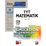 3D Yayınları yayınları TYT Matematik Deneme - Yeni Baskı - Aydın Yayınları Denemeli