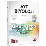 3D Yayınları YKS AYT Biyoloji Simülasyon 24 Deneme Video Çözümlü