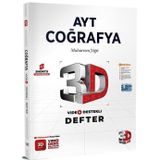 3D Yayınları YKS AYT Coğrafya Video Destekli Defter