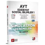3D Yayinlari Yks Ayt Edebiyat Sosyal Bilimler-1 Simulasyon 10 Deneme Video Cozumlu 3D Yayinlari