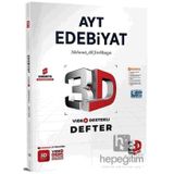 3D Yayınları - YKS AYT Edebiyat Video Destekli Defter