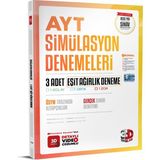3D Yayınları YKS AYT Eşit Ağırlık 3'lü Deneme Sınavı
