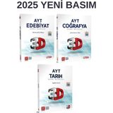 3D Yayınları Yks Ayt Tarih Coğrafya Edebiyat Soru Bankaları Set 2026