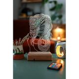 3D Yılan Venom 16 Renk Dekoratif Led Lamba