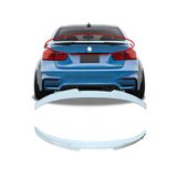 3D Yüksek Kalite 2013 2019 Bmw 3 Serisi F30 Yarasa Spoiler Abs Plastik Boyasız