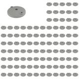 3D24, 100x, Ayak Tabağı, 100, Plastik PA Cam Küre Güçlendirilmiş, Gri | 100 mm; Tip I; vidalama delikleri açık; düzleştirilebilir; dönme aralığı 20°; küre 15; taşıma kapasitesi 900 kg; ağırlık 8600