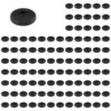 3D24, 100x, Ayak Tabağı, 100, Plastik PA Cam Küre Güçlendirilmiş, Siyah | 100 mm; Tip I / B; vida delikleri olmadan; düzleştirilebilir; küre 22; taşıma kapasitesi 900 kg; ağırlık 7200 g