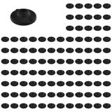 3D24, 100x, Ayak Tabağı, 175, Plastik PA Cam Küre Güçlendirilmiş, Siyah | 175 mm; Tip I / B; vida delikleri ile kapalı; vidalanabilir; dönme aralığı 4°; sabit ayaklar için; ağırlık 24400 g