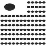3D24, 100x, kaymaz plaka, 80, plastik TPE, siyah | 80 mm; Tip I / B; vida delikleri olmadan; takılabilir; ağırlık 2300 g; 70 Shore A; yağ ve suya karşı dayanıklı (60°'ye kadar)