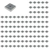 3D24, 100x, taşıma ve ayak plakası M12, 60x60x12, çinko basınçlı döküm, boş | 60 x 60 x 12 mm; Tip B; M8 vida ile vidalanabilir; Ağırlık 17700 g