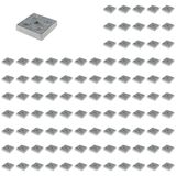 3D24, 100x, taşıma ve ayak plakası M12, 60x60x12, çinko basınçlı döküm, boş | 60 x 60 x 12 mm; Tip I; M6 vida ile vidalanabilir; Ağırlık 17900 g