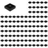 3D24, 100x, taşıma ve ayak plakası M8, 40x40x12, çinko basınçlı döküm | Toz boyalı; siyah; 40 x 40 x 12 mm; Tip I; M5 vida ile vidalanabilir; Ağırlık 8100 g