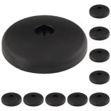 3D24, 10x, Ayak Tabağı, 100, Plastik PA Cam Küre Güçlendirilmiş, Siyah | 100 mm; Tip I / B; vida delikleri olmadan; düzleştirilebilir; küre 22; taşıma kapasitesi 900 kg; Ağırlık 720 g