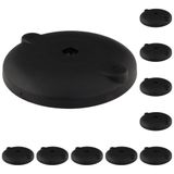3D24, 10x, Ayak Tabağı, 120, Plastik PA Cam Küre Güçlendirilmiş, Siyah | 120 mm; Tip I / B; vida delikleri ile kapatılır; düzleştirilebilir; dönme aralığı 20°; küre 15; taşıma kapasitesi 900 kg
