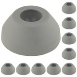 3D24, 10x, Ayak Tabağı, 40, Plastik PA Cam Küre Güçlendirilmiş, Gri | 40 mm; Tip I; vidalama delikleri olmadan; düzleştirilebilir; dönme aralığı ± 20°; küre 15; taşıma kapasitesi 900 kg; ağırlık
