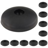 3D24, 10x, Ayak Tabağı, 80, Plastik PA Cam Küre Güçlendirilmiş, Siyah | 80 mm; Tip I / B; vidalama delikleri olmadan; düzleştirilebilir; küre 22; taşıma kapasitesi 900 kg; ağırlık 490 g