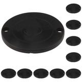 3D24, 10x, kaymaz plaka, 100, plastik TPE, siyah | 100 mm; Tip I / B; vida delikli; takılabilir; ağırlık 370 g; 70 Shore A; yağ ve suya karşı dayanıklı (60°'ye kadar)